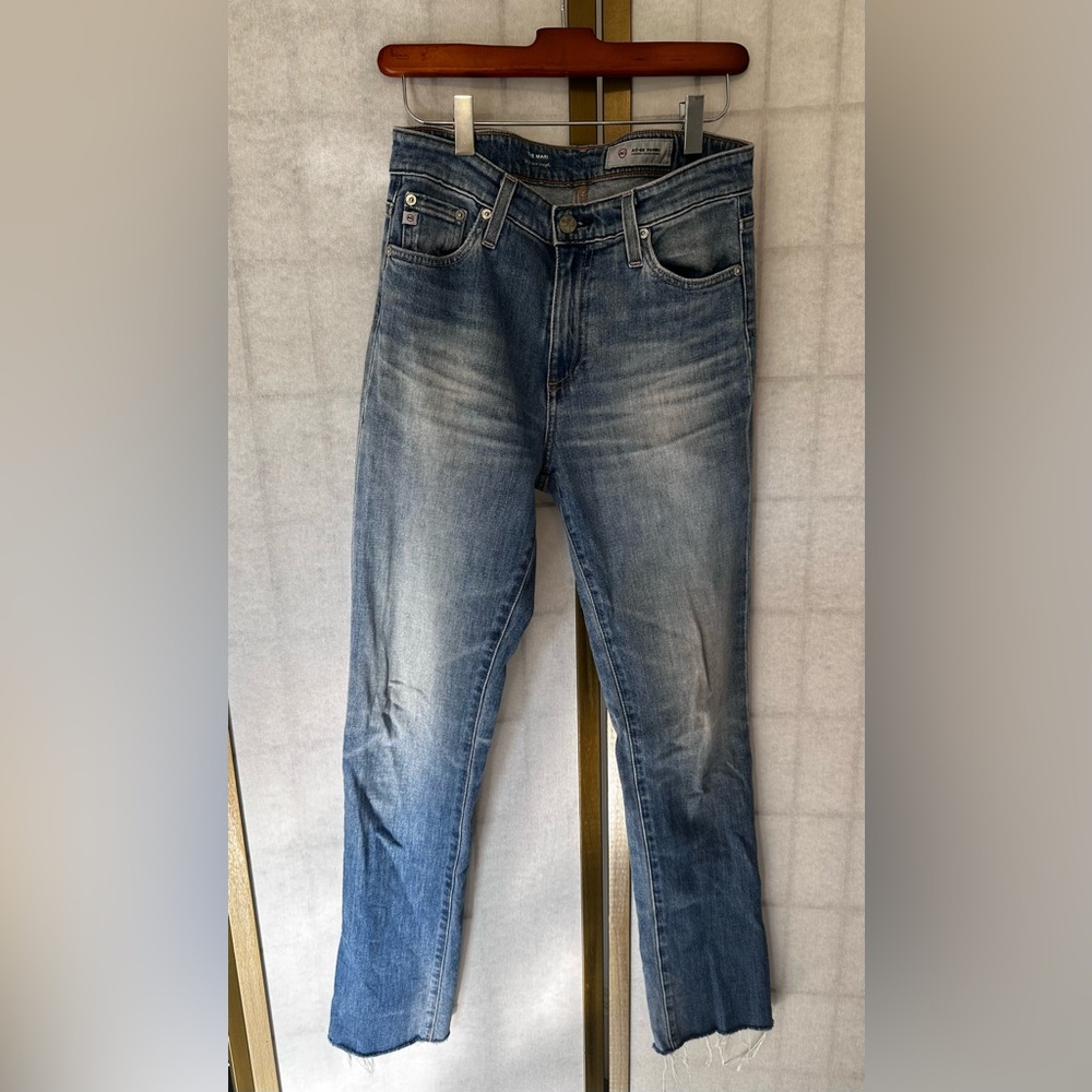 AG jeans Mari High Rise Straight Leg Jean Size 27R